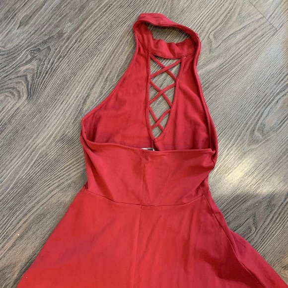 Express Red Dress - Picture 3 of 4